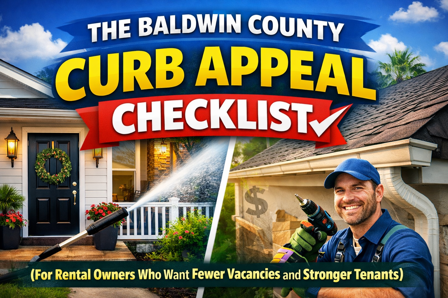 THE BALDWIN COUNTY CURB APPEAL CHECKLIST (For Rental Owners Who Want Fewer Vacancies and Stronger Tenants)