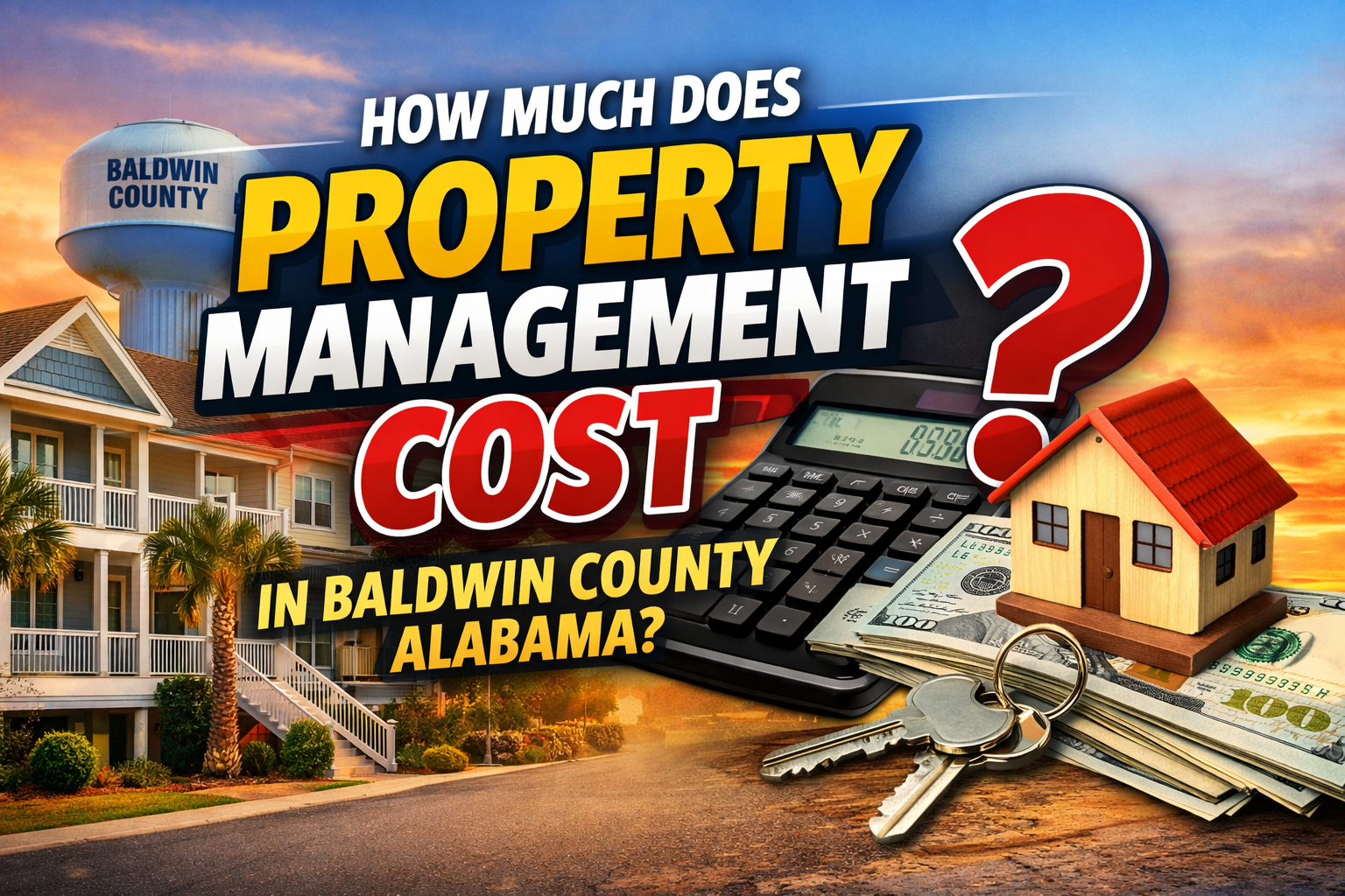 How Much Does Property Management Cost in Baldwin County Alabama?