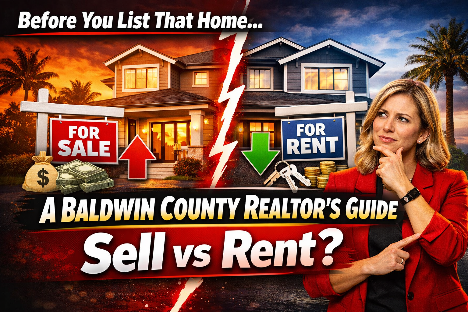 Before You List That Home… Read This: A Baldwin County Realtor’s Guide to Sell vs Rent Decisions