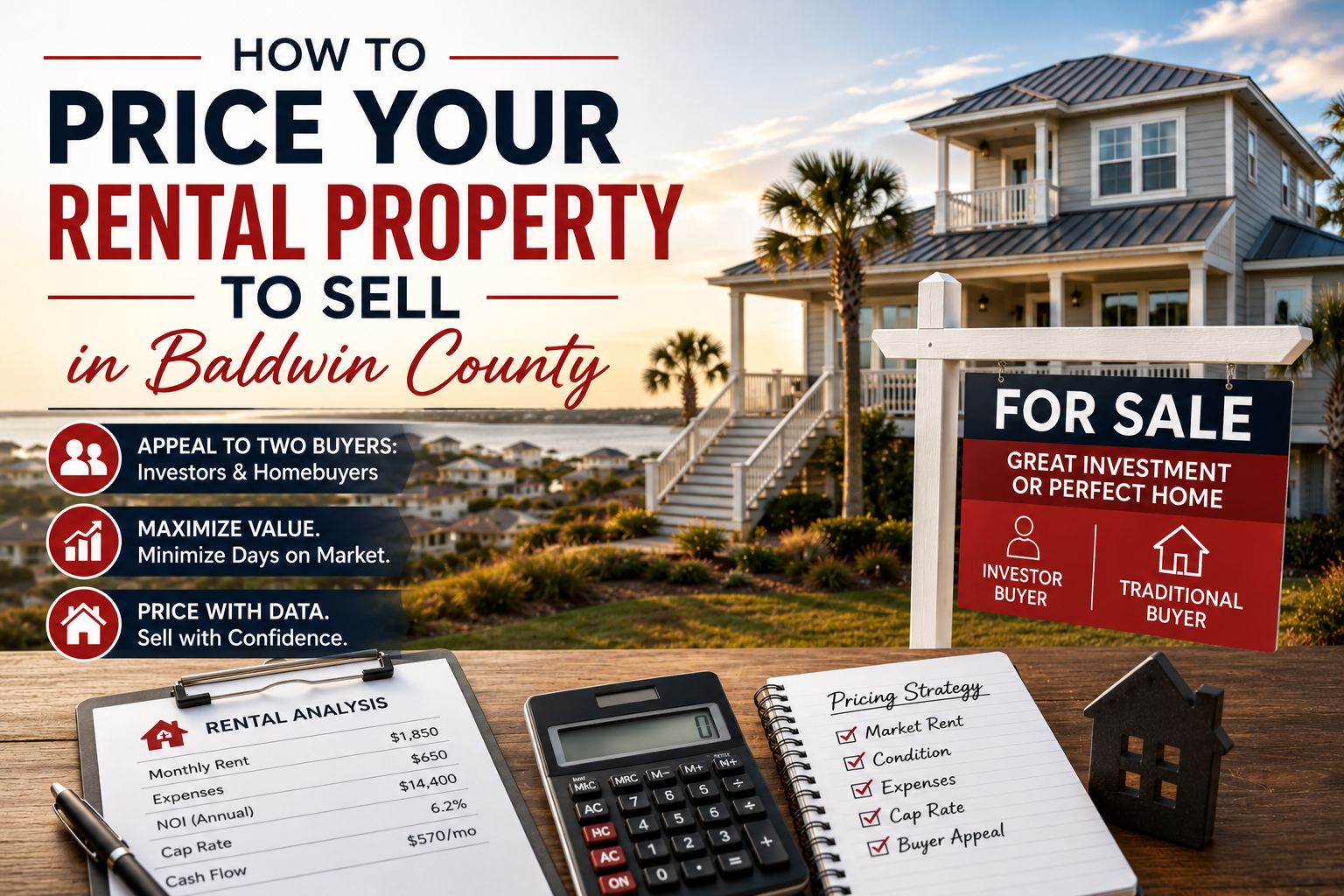 How to Price Your Rental Property to Sell in Baldwin County